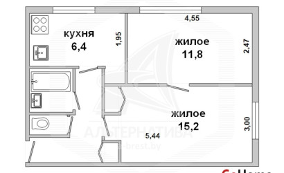 Купить 2-комнатную квартиру, Рясна, , . Фото 10