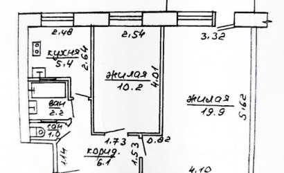 Купить 2-комнатную квартиру, Могилев, Лазаренко, 44. Фото 19