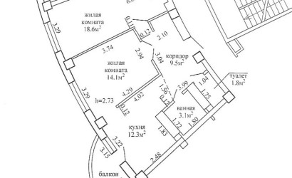 Купить 2-комнатную квартиру, Гродно, Захарова, 24. Фото 14