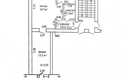 Купить 2-комнатную квартиру, Гродно, ул. Доватора , д. 7. Фото 12