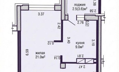 Купить 1-комнатную квартиру, Минск, Притыцкого ул., 113 (Фрунзенский район). Фото 39