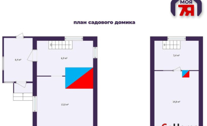 Купить дом в деревне, Горняк-3, 5 соток. Фото 9