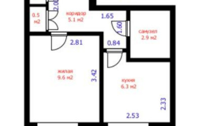 Купить 1-комнатную квартиру, Минск, Цнянская ул., 17 (Советский район). Фото 3