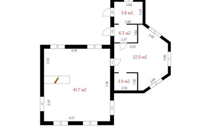 Купить дом в деревне, Трактор, 7.41 соток. Фото 24