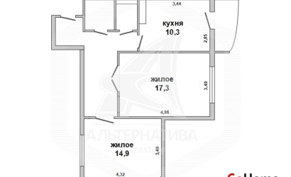 Купить 2-комнатную квартиру, Брест, Ковалево, ул. Луцкая. Фото 1