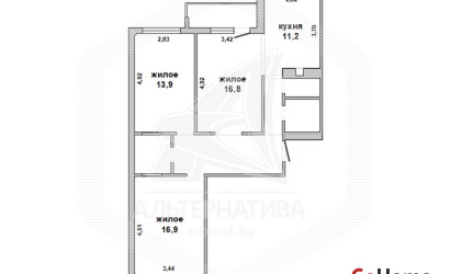 Купить 3-комнатную квартиру, Брест, Лт. рябцева, ул. Лейтенанта Рябцева. Фото 1