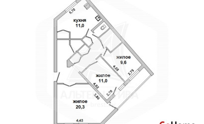 Купить 3-комнатную квартиру, Ореховский, , . Фото 9