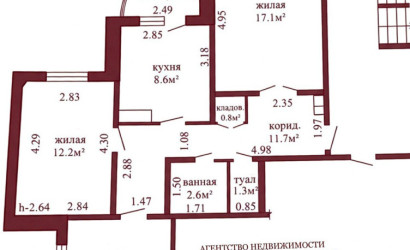 Купить 3-комнатную квартиру, Гродно, Индурское, 10. Фото 7