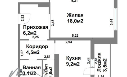 Купить 1-комнатную квартиру, Копище, Авиационная ул., 51. Фото 2