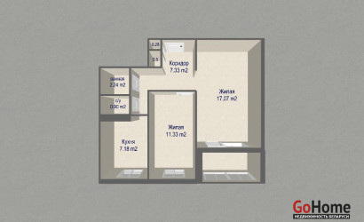 Купить 2-комнатную квартиру, Минск, Лобанка ул., 11 (Фрунзенский район). Фото 21