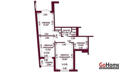 Аренда офиса, Гродно, Виктора Глухова, 30, 65.3 кв.м.. Фото 9