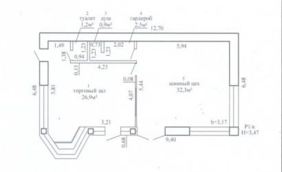 Продажа помещения, Гродно, Суворова, 256А,  63.8 кв.м.. Фото 7