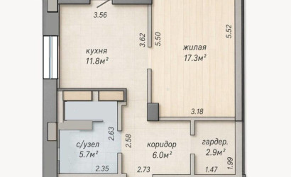 Купить 1-комнатную квартиру, Минск, Литературная, 22(Советский район). Фото 13