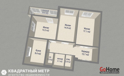 Купить 3-комнатную квартиру, Минск, Панченко ул., 10/а (Фрунзенский район). Фото 35