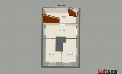 Купить дом в деревне, Ромашка-87, 5 соток. Фото 16