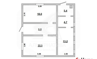 Купить дом, Нагораны, Жабинковский с/с, 20.8 соток. Фото 11