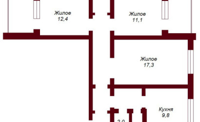 Купить 3-комнатную квартиру, Брест, наб. Франциска Скорины. Фото 12