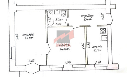 Купить 2-комнатную квартиру, Брест, ул. Пушкинская, д. . Фото 1