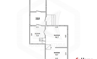 Купить 2-комнатную квартиру, Кошелево, , . Фото 11