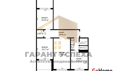 Купить 3-комнатную квартиру, Брест, ул. Ленинградская, д. . Фото 12