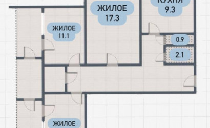 Купить 3-комнатную квартиру, Брест, Волгоградская ул.. Фото 2