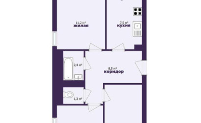 Купить 3-комнатную квартиру, Солигорск, Железнодорожная ул., 16. Фото 3