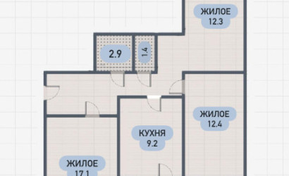 Купить 3-комнатную квартиру, Брест, Ясеневая ул.. Фото 11