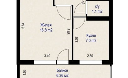 Купить 1-комнатную квартиру, Минск, ул. Короля, д. 4 (Московский район). Фото 13