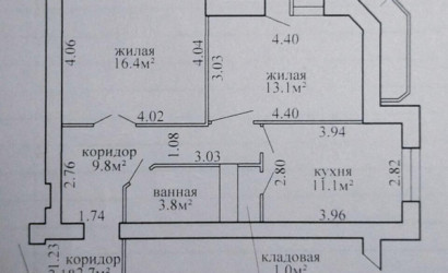Купить 2-комнатную квартиру, Витебск, Чкалова ул., 27/3. Фото 10
