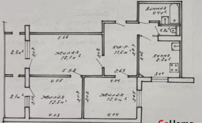 Снять 3-комнатную квартиру, Минск, Старовиленская ул. 97 (Советский район). Фото 1