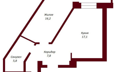 Купить 1-комнатную квартиру, Брест, ул. Московская, д. . Фото 9