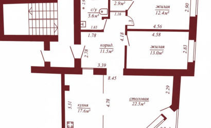 Купить 3-комнатную квартиру, Гродно, 1 Мая, 30. Фото 2