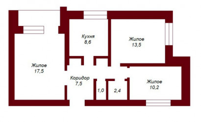 Купить 3-комнатную квартиру, Брест, бульвар Космонавтов, д. . Фото 11