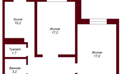 Купить 2-комнатную квартиру, Брест, Грибоедова. Фото 11