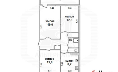 Купить 3-комнатную квартиру, Видомля, , . Фото 7