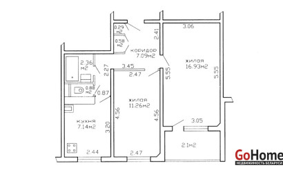 Купить 2-комнатную квартиру, Минск, просп. Звязда газеты, д. 8 (Московский район). Фото 6