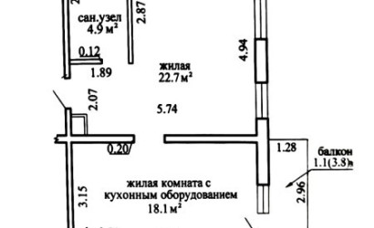 Купить 3-комнатную квартиру, Минск, Михася Лынькова, 7 (Фрунзенский район). Фото 42