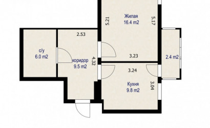 Купить 1-комнатную квартиру, Минск, ул. Нововиленская, д. 13А (Центральный район). Фото 15