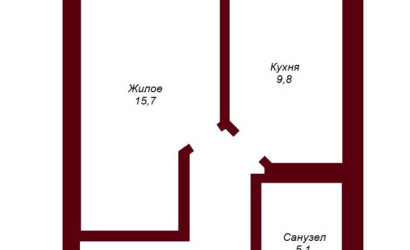Купить 1-комнатную квартиру, Брест, ул. Морозова. Фото 9