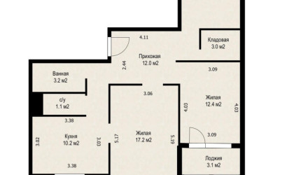 Купить 3-комнатную квартиру, Копище, Леонардо Да Винчи ул., 1. Фото 26