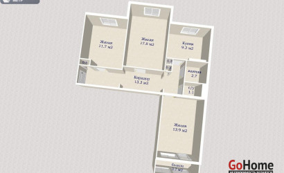 Купить 3-комнатную квартиру, Минск, Бачило ул., 30(Заводской район). Фото 24