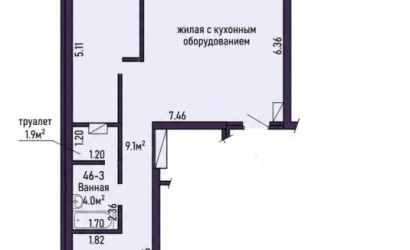 Купить 3-комнатную квартиру, Минск, Игоря Лученка ул., 19 (Октябрьский район). Фото 32