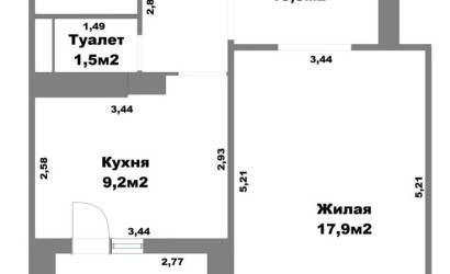 Купить 1-комнатную квартиру, Минск, Скрипникова ул., 60 (Фрунзенский район). Фото 21