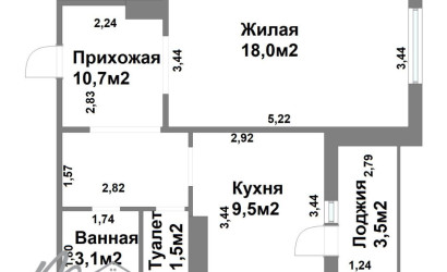 Купить 1-комнатную квартиру, Минск, Ангарская ул., 17/А (Заводской район)