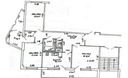 Купить 3-комнатную квартиру, Слоним, Коссовский Тракт ул., 86. Фото 18