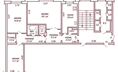 Купить 3-комнатную квартиру, Скидель, Ленина, 98. Фото 4