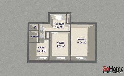 Купить 2-комнатную квартиру, Минск, Кольцова ул., 38 (Советский район). Фото 2