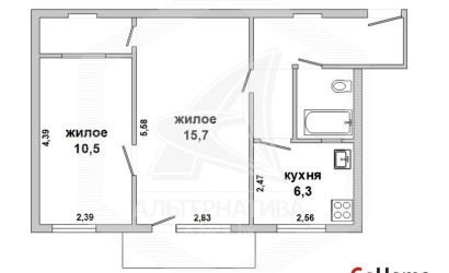 Купить 2-комнатную квартиру, Брест, Центр, ул. Гоголя. Фото 11
