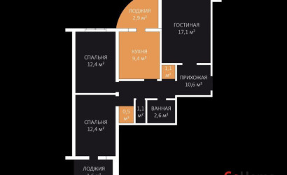 Купить 3-комнатную квартиру, Брест, Мичурина ул., 56. Фото 6