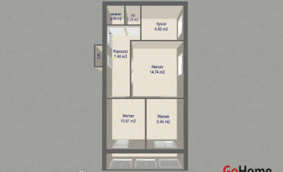 Купить 3-комнатную квартиру, Минск, ул. Аэродромная, д. 5/2 (Октябрьский район). Фото 20